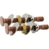 Plumb Works 1/4" X 2-1/2" Solid Copper Replacement Toilet Flange Bolts
