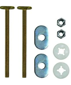 Plumb Works 5/16" X 3-1/2" Brass Toilet Flange Bolts