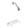 Plumb Works® Mobile Home Two-Handlle 1-Spray Chrome Shower Faucet -Plumb Works Shop 6732523 011PW5990 RA