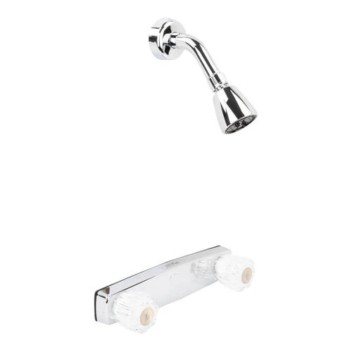 Plumb Works® Mobile Home Two-Handlle 1-Spray Chrome Shower Faucet Plumb Works® Mobile Home Two-Handlle 1-Spray Chrome Shower Faucet -Plumb Works Shop 6732523 011PW5990 RA