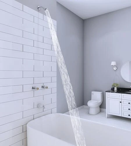 Plumb Works® Bardwell™ Two-Handle 1-Spray Polished Chrome Bathtub Shower Faucet PlumbWorks Plumb Works® Bardwell™ Two-Handle 1-Spray Polished Chrome Bathtub Shower Faucet -Plumb Works Shop 6736001 IU LS 45