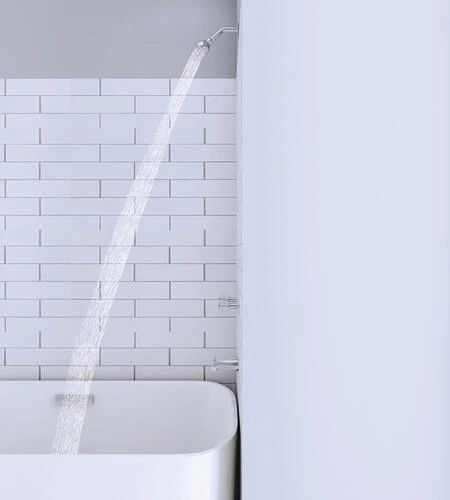 Plumb Works® Bardwell™ Two-Handle 1-Spray Polished Chrome Bathtub Shower Faucet PlumbWorks Plumb Works® Bardwell™ Two-Handle 1-Spray Polished Chrome Bathtub Shower Faucet -Plumb Works Shop 6736001 IU RS