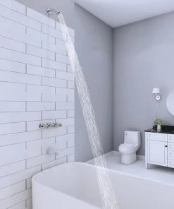 PlumbWorks Plumb Works® Bardwell™ Three-Handle 1-Spray Polished Chrome Bathtub Shower Faucet 17 PlumbWorks Plumb Works® Bardwell™ Three-Handle 1-Spray Polished Chrome Bathtub Shower Faucet -Plumb Works Shop 6736002 IU LS 45