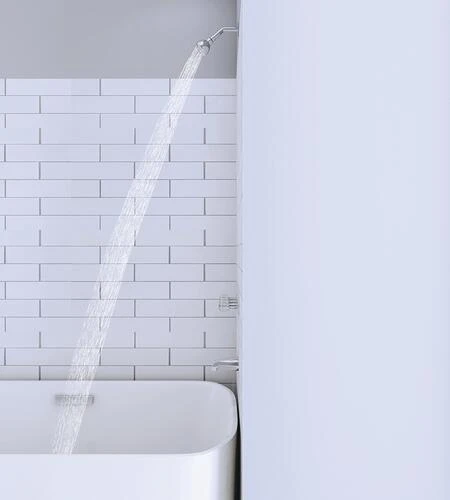 PlumbWorks Plumb Works® Bardwell™ Three-Handle 1-Spray Polished Chrome Bathtub Shower Faucet 11 PlumbWorks Plumb Works® Bardwell™ Three-Handle 1-Spray Polished Chrome Bathtub Shower Faucet - Image 9