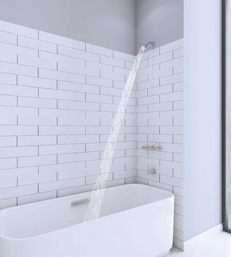 PlumbWorks Plumb Works® Bardwell™ Three-Handle 1-Spray Polished Chrome Bathtub Shower Faucet 10 PlumbWorks Plumb Works® Bardwell™ Three-Handle 1-Spray Polished Chrome Bathtub Shower Faucet - Image 8