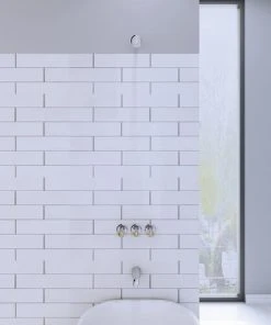 PlumbWorks Plumb Works® Bardwell™ Three-Handle 1-Spray Polished Chrome Bathtub Shower Faucet 16 PlumbWorks Plumb Works® Bardwell™ Three-Handle 1-Spray Polished Chrome Bathtub Shower Faucet -Plumb Works Shop 6736002 SC FV