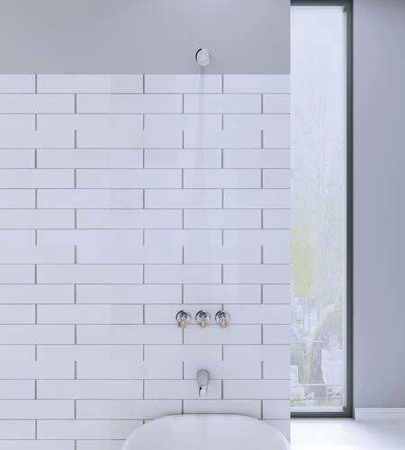 PlumbWorks Plumb Works® Bardwell™ Three-Handle 1-Spray Polished Chrome Bathtub Shower Faucet 8 PlumbWorks Plumb Works® Bardwell™ Three-Handle 1-Spray Polished Chrome Bathtub Shower Faucet - Image 6