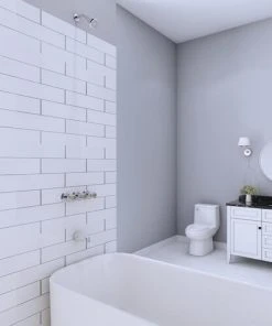 PlumbWorks Plumb Works® Bardwell™ Three-Handle 1-Spray Polished Chrome Bathtub Shower Faucet 15 PlumbWorks Plumb Works® Bardwell™ Three-Handle 1-Spray Polished Chrome Bathtub Shower Faucet -Plumb Works Shop 6736002 SC LS 45