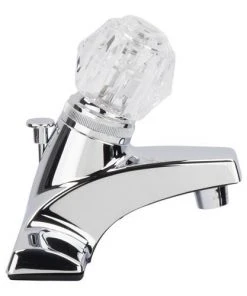 Plumb Works® One-Handle 4" Centerset Chrome Bathroom Faucet -Plumb Works Shop 6739545 012PW2105CP S