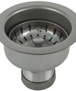 Plumb Works® Chrome Deep Cup Kitchen Sink Strainer Basket