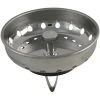 Plumb Works® Chrome Spring Lock Kitchen Sink Strainer Basket -Plumb Works Shop 6790080