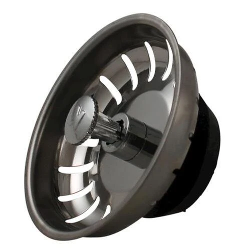 Plumb Works® Chrome Universal Kitchen Sink Strainer Basket 3 Plumb Works® Chrome Universal Kitchen Sink Strainer Basket