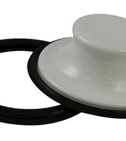 Plumb Works® White Universal Garbage Disposal Sink Stopper