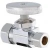 Plumb Works® 5/8" OD Compression X 3/8" OD Compression Straight Valve -Plumb Works Shop 682 4030
